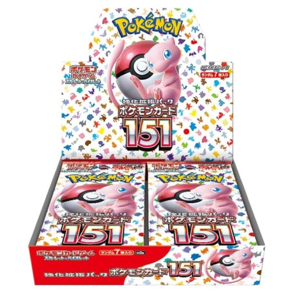 caja de sobres pokemon 151