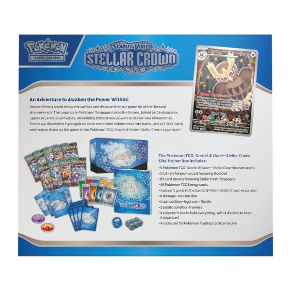 Elite Trainer Box Pokemon Stellar Crown - Inglés