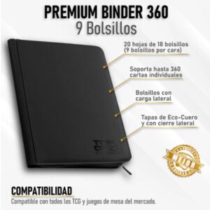 Carpeta Premium Binder 360 - Top Deck