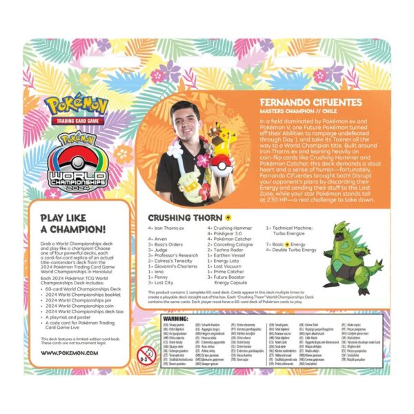 Mazos Pokemon World Championship 2024 - Inglés