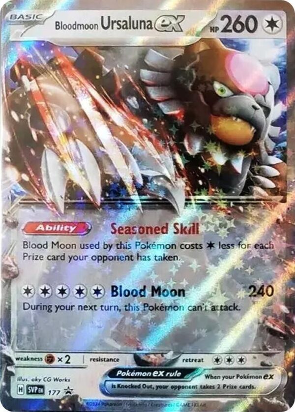 Bloodmoon ursaluna ex - 177/PROMO - Scarlet & Violet Promos