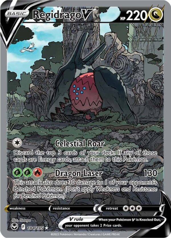 Regidrago V - 184/195 - Silver Tempest