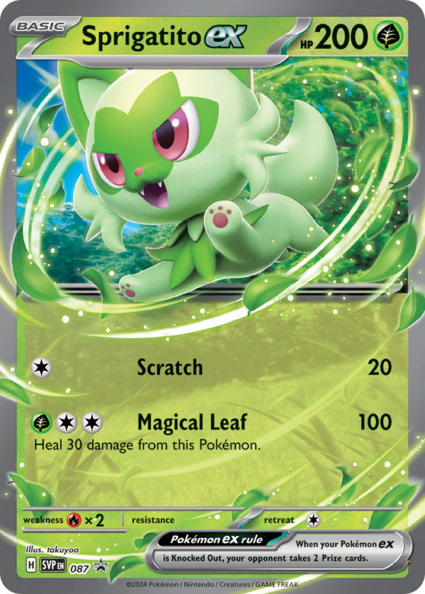 Sprigatito ex - 87/PROMO - Scarlet & Violet Promos