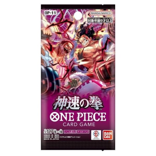 Sobres A Fist of Divine Speed (OP-11) One Piece TCG - Japón