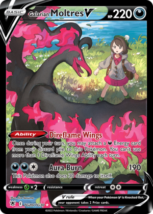 Galarian Moltres V - TG20/TG30 - Astral Radiance