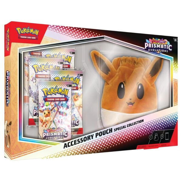 Pokemon Prismatic Evolutions Accessory Pouch