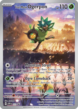 Teal Mask Ogerpon - 123/PROMO - Scarlet & Violet Promos
