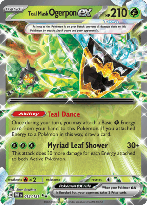 Teal Mask Ogerpon ex - 12/131 - Prismatic Evolutions