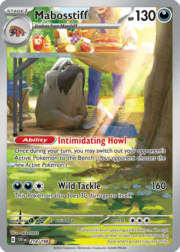 Mabosstiff - 218/198 - Scarlet & Violet Base