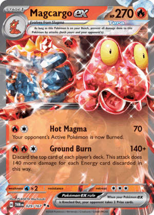 Magcargo ex - 29/167 - Twilight Masquerade
