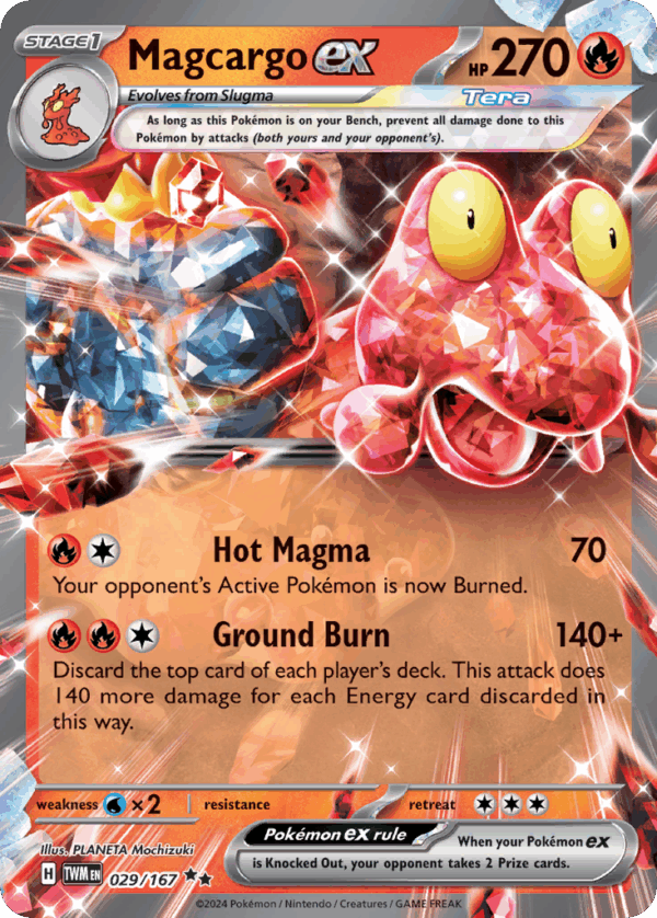 Magcargo ex - 29/167 - Twilight Masquerade