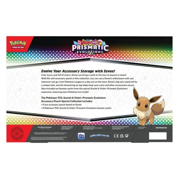 Pokemon Prismatic Evolutions Accessory Pouch Special Collection - Inglés