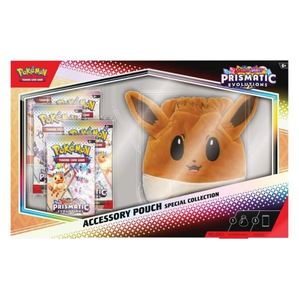 Pokemon Prismatic Evolutions Accessory Pouch Special Collection - Inglés