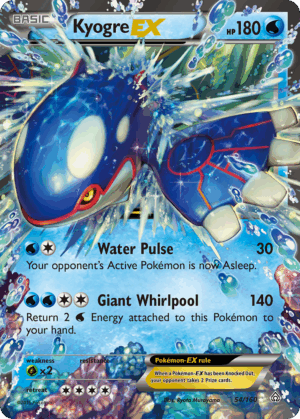 Kyogre EX - 54/160 - Primal Clash