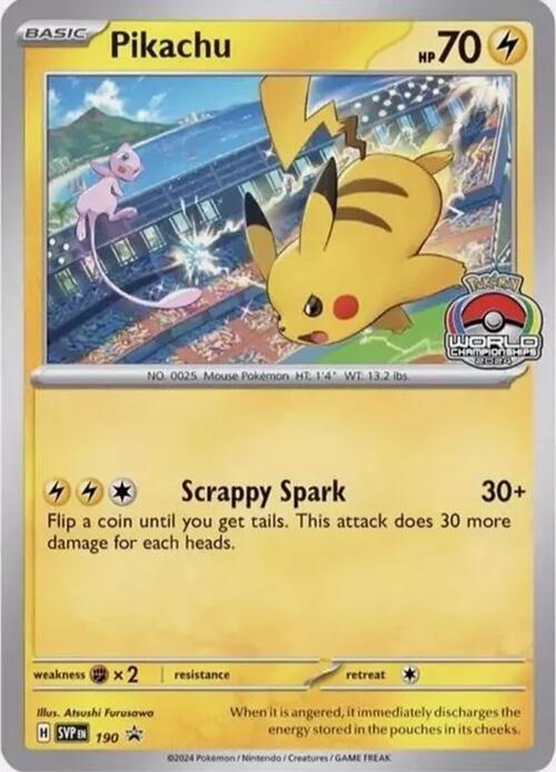 Pikachu - 190/PROMO - Scarlet & Violet Promos