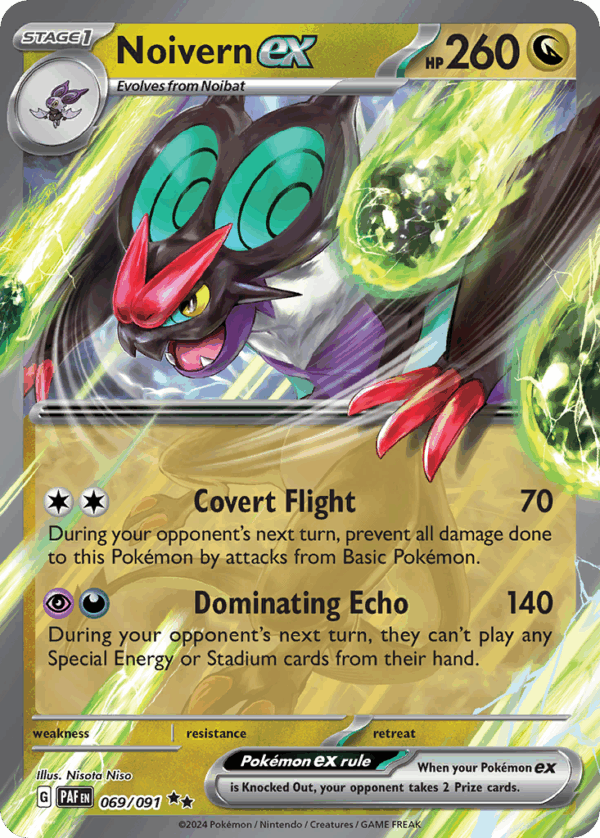 Noivern ex - 69/91 - Paldean Fates