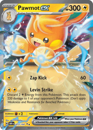 Pawmot ex - 73/197 - Obsidian Flames