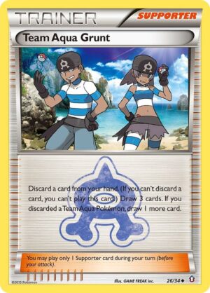 Team Aqua Grunt - 026/034 - Double Crisis