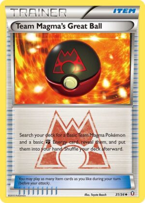 Team Magma's Great Ball - 031/034 - Double Crisis