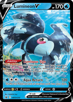 Lumineon V - SWSH250/Promo - Sword & Shield Promo