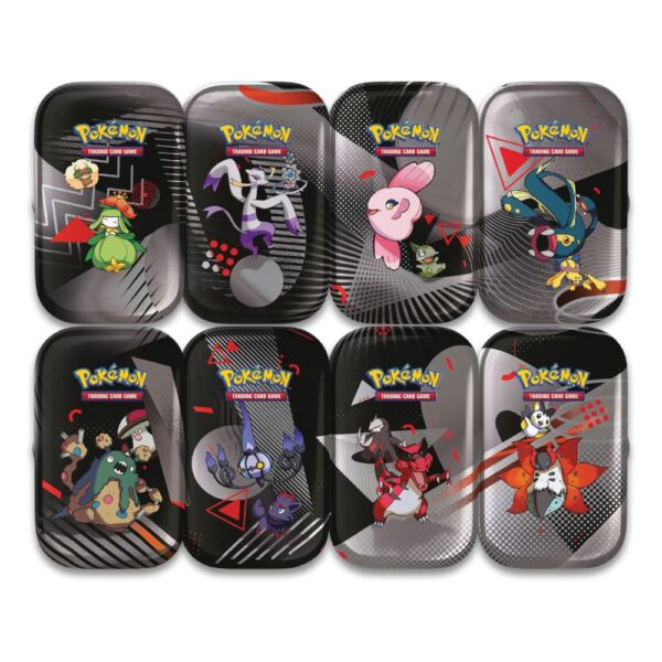 Mini tin pokemon black bolt white flare