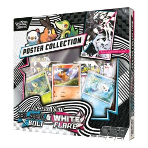 poster collection pokemon black bolt white flare