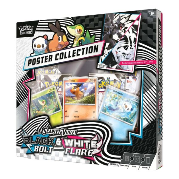 poster collection pokemon black bolt white flare