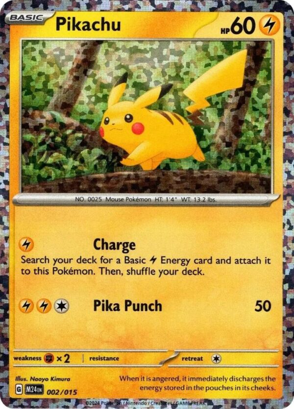 Pikachu - 002/015 - Mcdonald's Promo